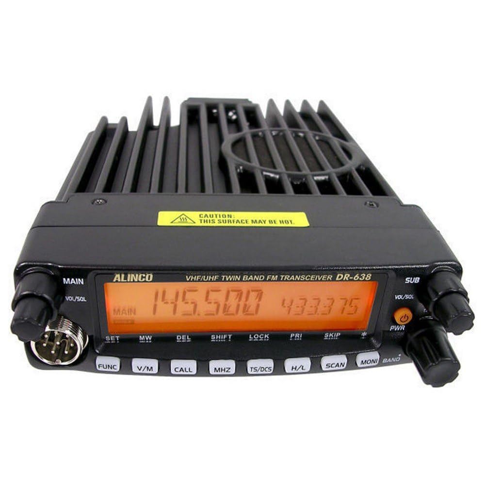 ALINCO DR-638HE Dual Band UHF/VHF Full Duplex Mobile Emitter
